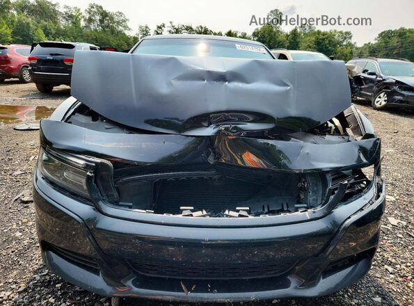 2C3CDXJG5JH224811 2018 DODGE CHARGER Black უკანა სალონის ხედი