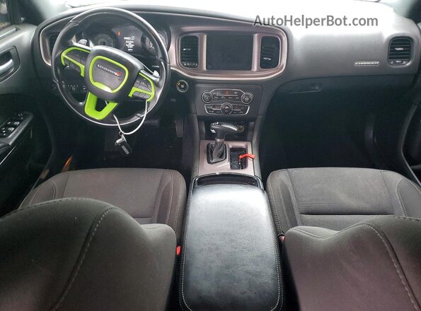 2C3CDXJG5KH653996 2019 DODGE CHARGER Green Dashboard view