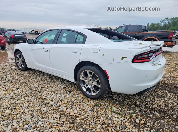 2C3CDXJG6GH144460 2016 DODGE CHARGER Белый Задняя левая четверть