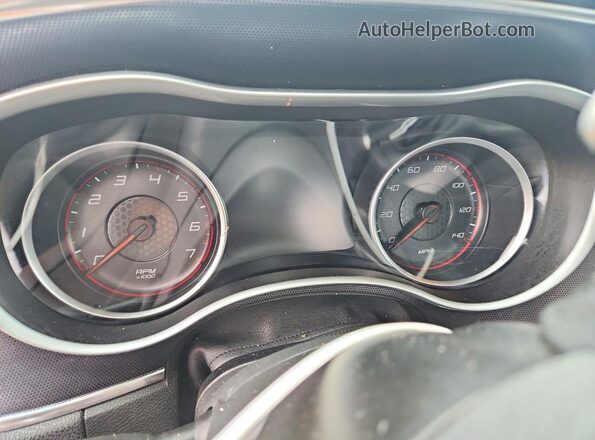 2C3CDXJG6GH144460 2016 DODGE CHARGER Белый Вид щитка приборов