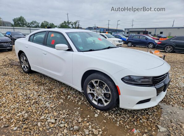2C3CDXJG6GH144460 2016 DODGE CHARGER Белый Передняя правая четверть