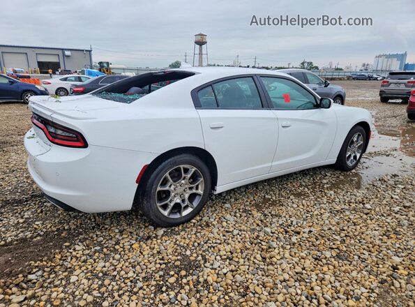 2C3CDXJG6GH144460 2016 DODGE CHARGER Белый Задняя правая четверть