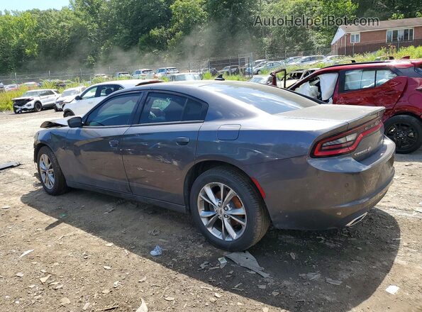 2C3CDXJG6MH549133 2021 DODGE CHARGER Gray Trasero izquierdo