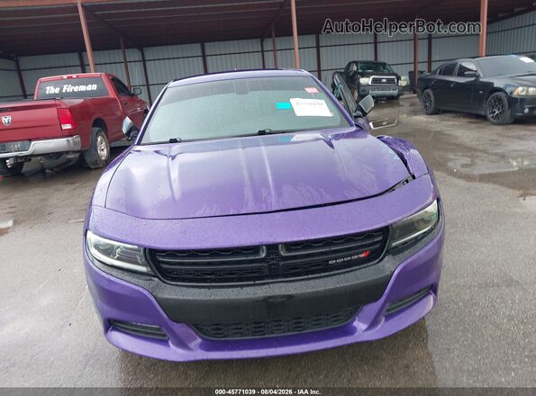 2C3CDXJG6PH708026 2023 DODGE CHARGER Purple Widok zestawu wskaźników