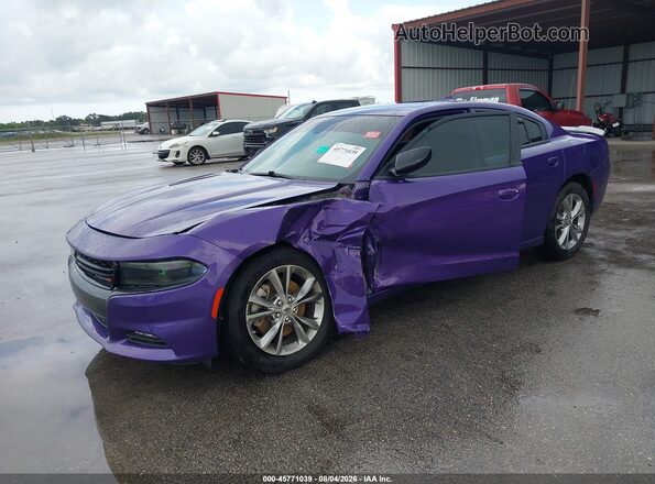2C3CDXJG6PH708026 2023 DODGE CHARGER Purple Przód lewy