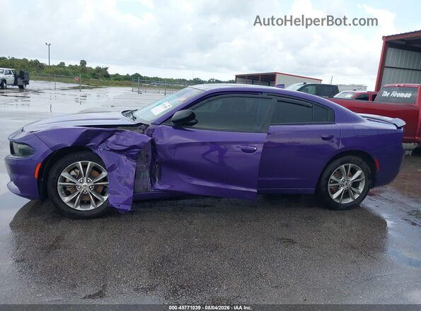 2C3CDXJG6PH708026 2023 DODGE CHARGER Purple Widok wnętrza 360 stopni