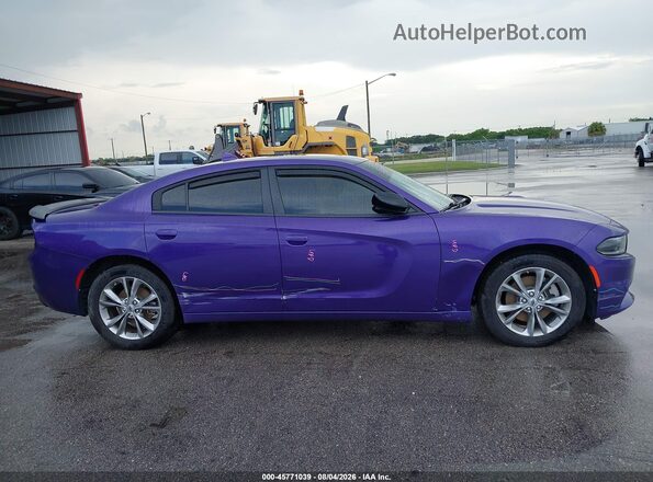 2C3CDXJG6PH708026 2023 DODGE CHARGER Purple Widok wnętrza z tyłu