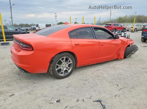 2C3CDXJG7GH341797 2016 DODGE CHARGER Orange Rear right