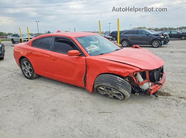 2C3CDXJG7GH341797 2016 DODGE CHARGER Orange Front right