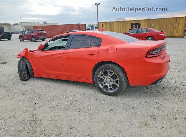 2C3CDXJG7GH341797 2016 DODGE CHARGER Orange Rear left