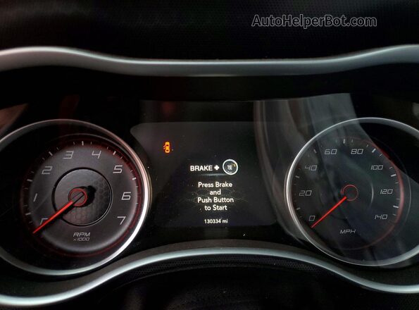 2C3CDXJG7GH341797 2016 DODGE CHARGER Orange Instrument cluster view