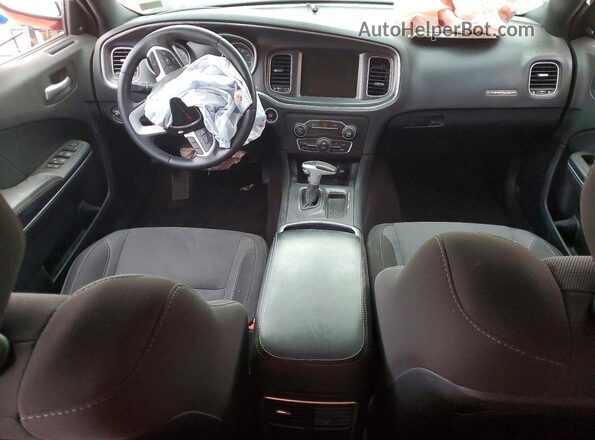 2C3CDXJG7GH341797 2016 DODGE CHARGER Orange Dashboard view