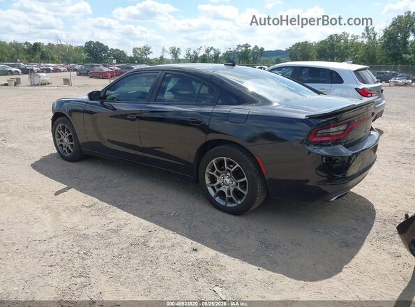 2C3CDXJG7HH587962 2017 DODGE CHARGER Black Задня ліва чверть