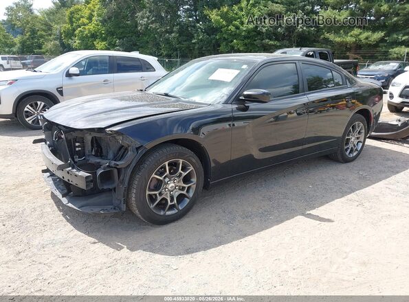 2C3CDXJG7HH587962 2017 DODGE CHARGER Black Передня ліва чверть