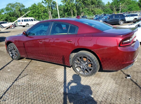 2C3CDXJG7JH316728 2018 DODGE CHARGER Burgundy Задня ліва чверть
