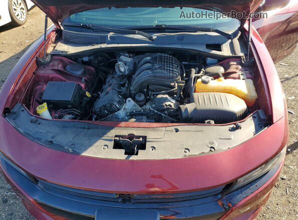 2C3CDXJG7JH316728 2018 DODGE CHARGER Burgundy Вид задньої частини салону