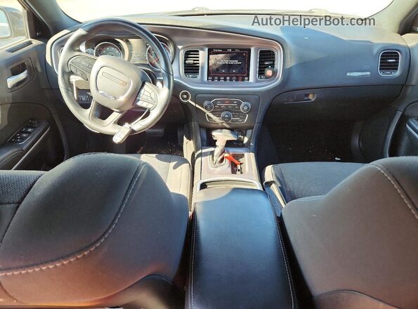 2C3CDXJG7KH611829 2019 DODGE CHARGER Black Widok deski rozdzielczej