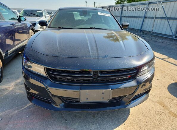 2C3CDXJG7KH611829 2019 DODGE CHARGER Black Widok z przodu
