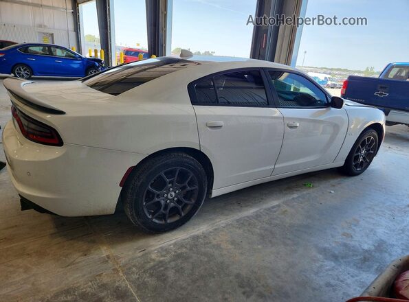 2C3CDXJG8JH136304 2018 DODGE CHARGER Белый Задняя правая четверть