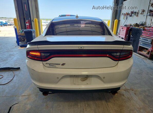 2C3CDXJG8JH136304 2018 DODGE CHARGER Белый Вид сзади