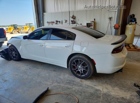 2C3CDXJG8JH136304 2018 DODGE CHARGER Белый Задняя левая четверть