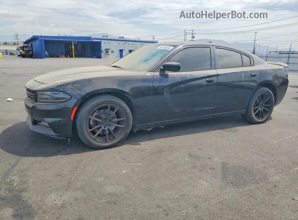 2C3CDXJG8JH207551 2018 DODGE CHARGER Black Trasero izquierdo