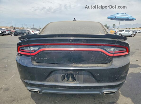 2C3CDXJG8JH207551 2018 DODGE CHARGER Black Vista del compartimento del motor