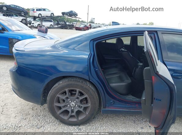 2C3CDXJG8JH235625 2018 DODGE CHARGER Blue Widok naklejki z numerem VIN