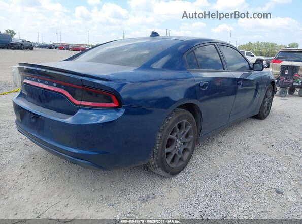 2C3CDXJG8JH235625 2018 DODGE CHARGER Blue Tył prawy