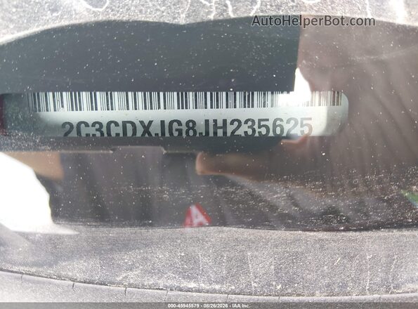 2C3CDXJG8JH235625 2018 DODGE CHARGER Blue Widok komory silnika