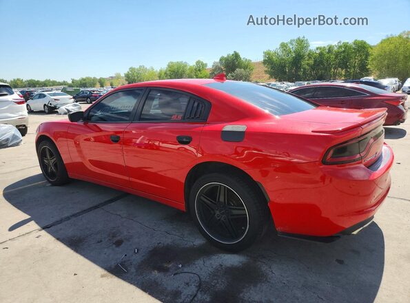 2C3CDXJG8JH316544 2018 DODGE CHARGER Red Задня ліва чверть