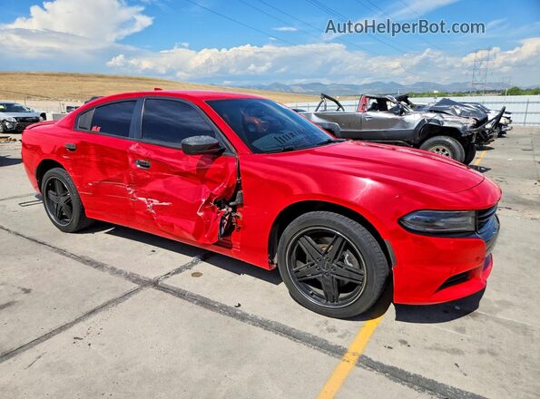 2C3CDXJG8JH316544 2018 DODGE CHARGER Red Передня права чверть