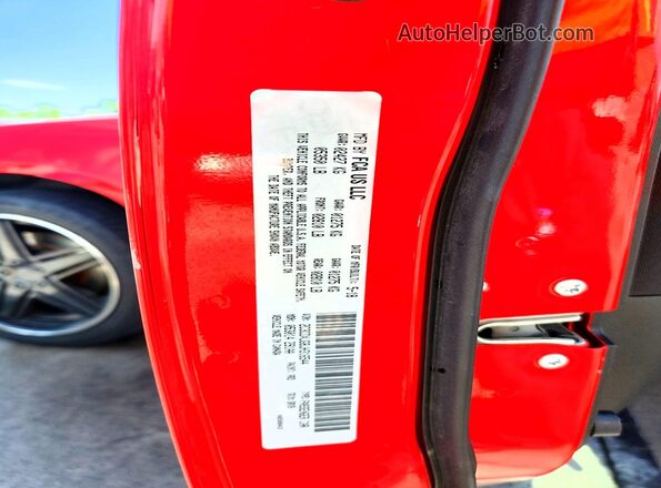 2C3CDXJG8JH316544 2018 DODGE CHARGER Red Вид підкапотного простору