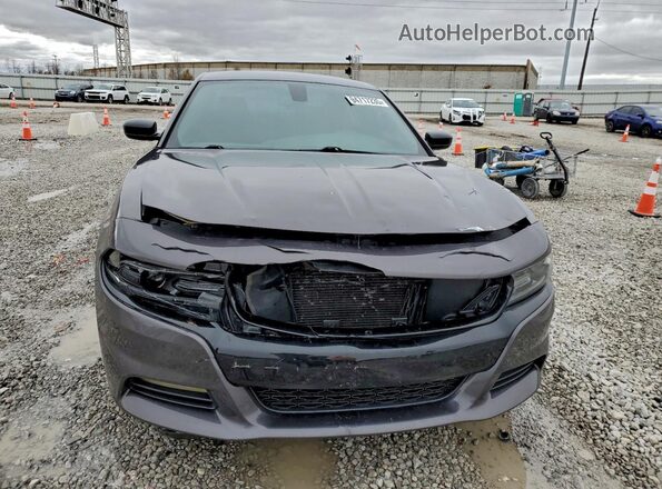 2C3CDXJG8JH330721 2018 DODGE CHARGER Серый Вид спереди