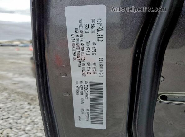 2C3CDXJG8JH330721 2018 DODGE CHARGER Серый Вид подкапотного пространства