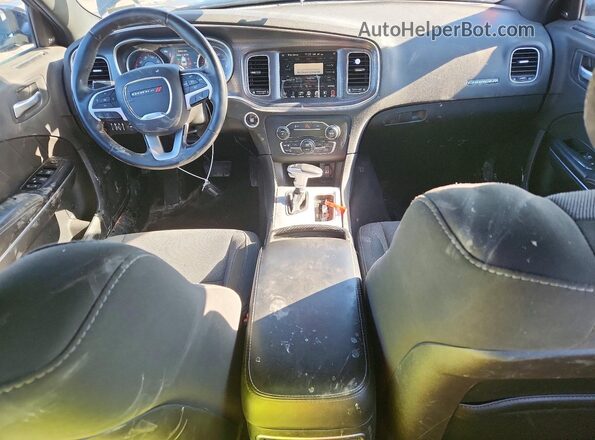 2C3CDXJG9GH341249 2016 DODGE CHARGER Black Առջևի վահանակի տեսք