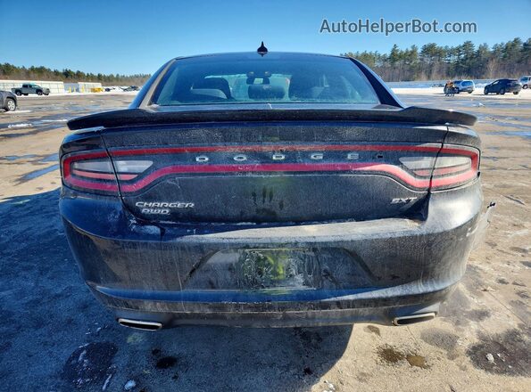 2C3CDXJG9GH341249 2016 DODGE CHARGER Black Հետևի տեսք