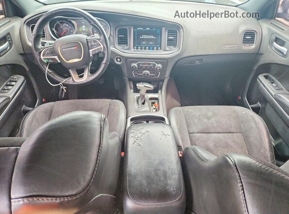 2C3CDXJG9JH181235 2018 DODGE CHARGER Black Widok deski rozdzielczej