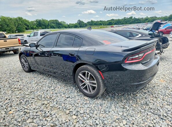 2C3CDXJG9JH181235 2018 DODGE CHARGER Black Tył lewy