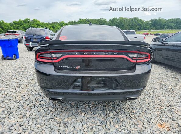 2C3CDXJG9JH181235 2018 DODGE CHARGER Black Widok z tyłu