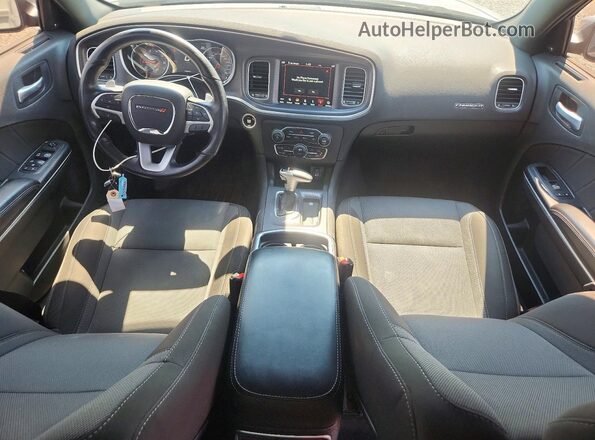 2C3CDXJG9JH281660 2018 DODGE CHARGER Silver Dashboard view