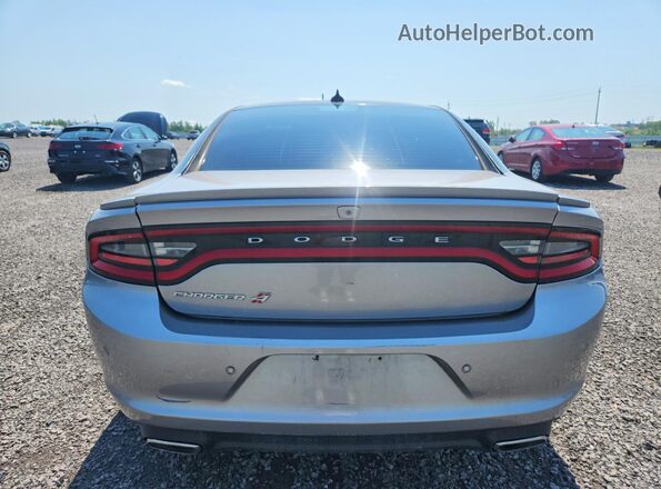 2C3CDXJG9JH281660 2018 DODGE CHARGER Silver Rear view