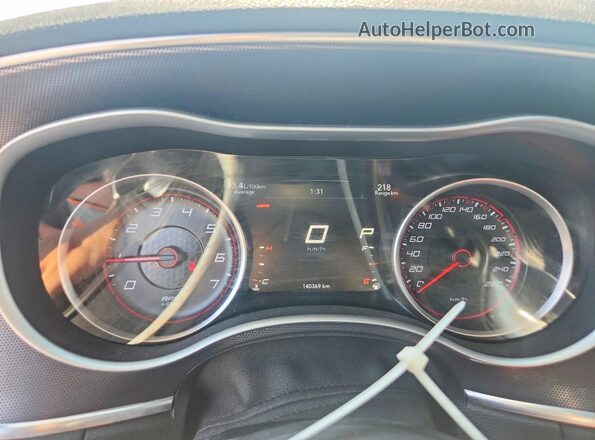 2C3CDXJG9JH281660 2018 DODGE CHARGER Silver Instrument cluster view