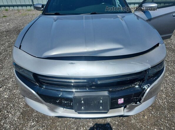 2C3CDXJG9JH281660 2018 DODGE CHARGER Silver Rear interior view