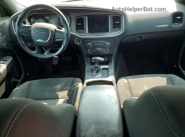 2C3CDXJG9JH307738 2018 DODGE CHARGER Gray Dashboard view