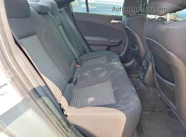 2C3CDXJG9JH307738 2018 DODGE CHARGER Gray Rear seats view