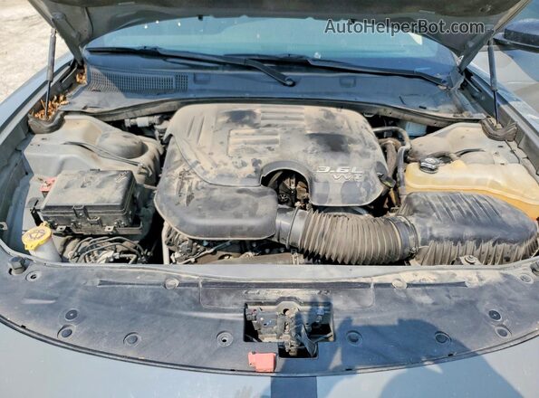 2C3CDXJG9JH307738 2018 DODGE CHARGER Gray Rear interior view