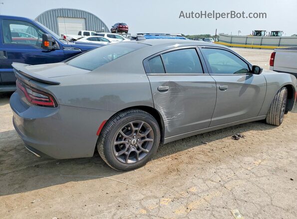 2C3CDXJG9JH307738 2018 DODGE CHARGER Gray Rear right