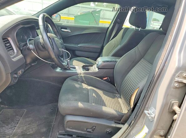 2C3CDXJG9JH307738 2018 DODGE CHARGER Gray Front interior view