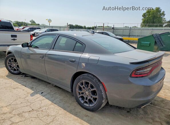 2C3CDXJG9JH307738 2018 DODGE CHARGER Gray Rear left